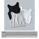 thumbnail image 3 of Jumpingount Chaleco de lesbianas, corsé de verano, transpirable, sin costuras, para forma al pecho, ropa interior, Tops para hacer ejercicio, trabajo Camisetas sin mangas Gris M Jumpingount AP011863-02, 3 of 6