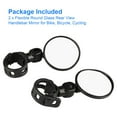 thumbnail image 5 of 2pcs Bike Rearview Mirror, EEEkit 360° Rotatable Flexible Handlebar Rearview Mirror for Bike MTB Bicycle Cycling Mirror Accessories, 5 of 8