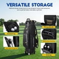 thumbnail image 2 of Toyandona Professional Golf Bag Black Nylon with Retractable Top and Spacious Storage, 2 of 11