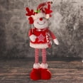 thumbnail image 6 of Stretchable Christmas Doll Christmas Doll Figurines Standing Plush Figure Christmas Themed Toys for Window Bedroom Festival elk, 6 of 8