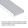 thumbnail image 4 of Uxcell 2 Pack M.2 SSD Heatsink Cooler w Thermal Pad Alloy Aluminum Heat Sink for Laptop, 70x22x6mm, White, 4 of 5