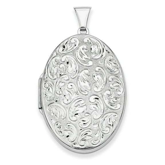Sterling Silver Oval Locket QLS1