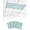 Aqua, Mint, White, variant on 3 Pack Fluorescent Light Cover for Ceiling Lights, Light Blue Beach Coastal Magnetic Classroom Light Filters 4x2 Feet, Summer Nautical Starfish Shell Coral Vintage Ceiling Shade Panel for Office