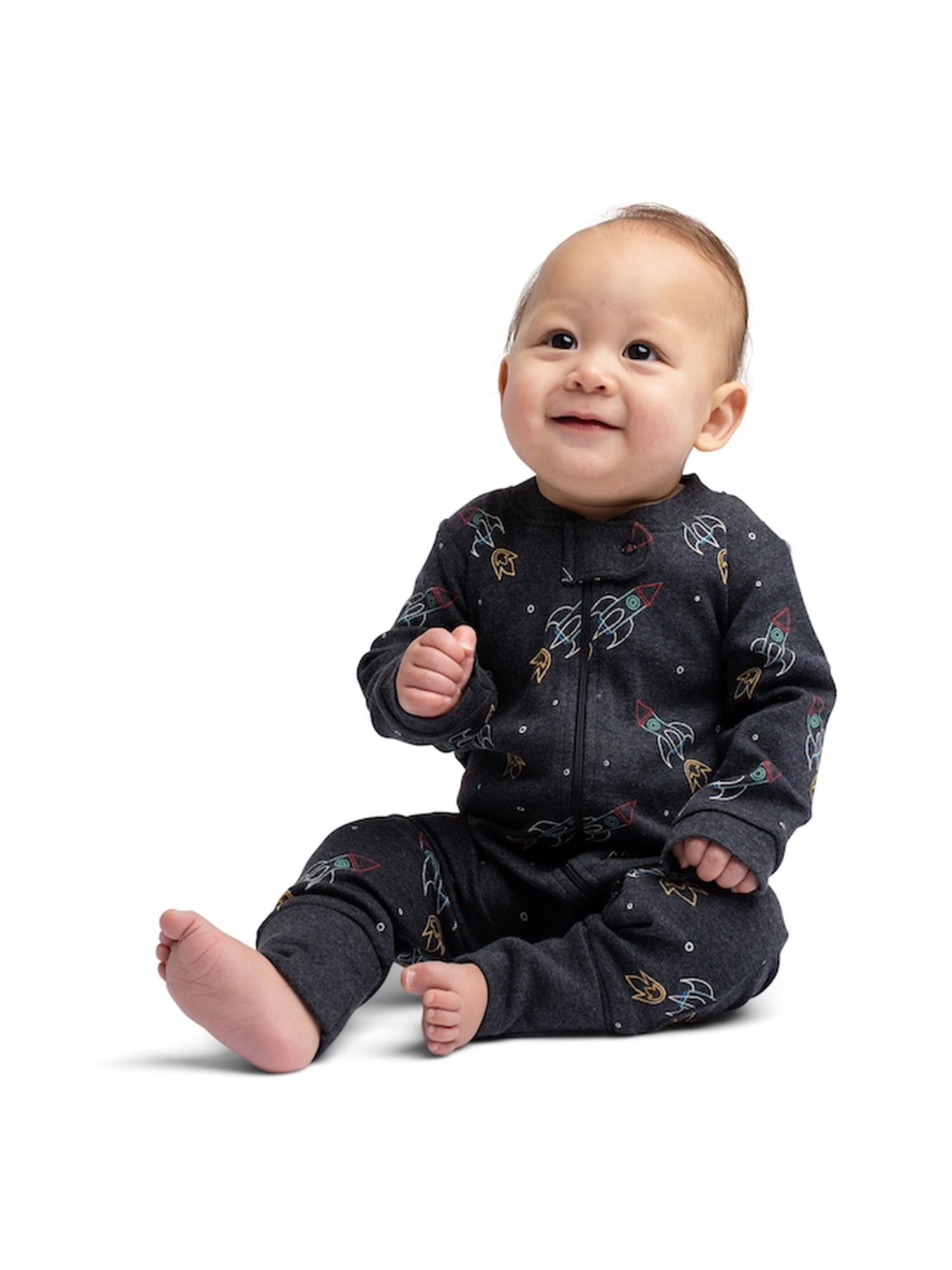 M+A by Monica + Andy, Organic Cotton One-Piece Coverall, Sizes Newborn - 18-24 Months
