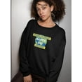 thumbnail image 2 of Vegan Celebrates Earth Day Sweatshirt Women -GoatDeals Designs, Female XX-Large, 2 of 4