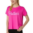 thumbnail image 2 of Ladies NFL Carolina Panthers Tula Knit Short Sleeve Top, 2 of 3