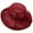 Red, variant on FhsagQ Hats Silk Lined Winter Hats for Women Long Hair Flower Metal Hair Side Combs Slide Hair Clips Teeth Floral Hair Bows Hairpins Grips Barrettes Clamps Headpieces for Women Girls White One Size