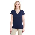 thumbnail image 1 of Camiseta técnica Performance® con cuello en V para mujer MARBLED NAVY XL Gildan G47V, 1 of 1
