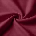 thumbnail image 5 of ClodeEU Women's Deep V Neck Batwing Short Sleeve Ruched Waist Crop Knit Top,Casual Fitted Wrap Front Blouse Wine,Women's Plus S, 5 of 5