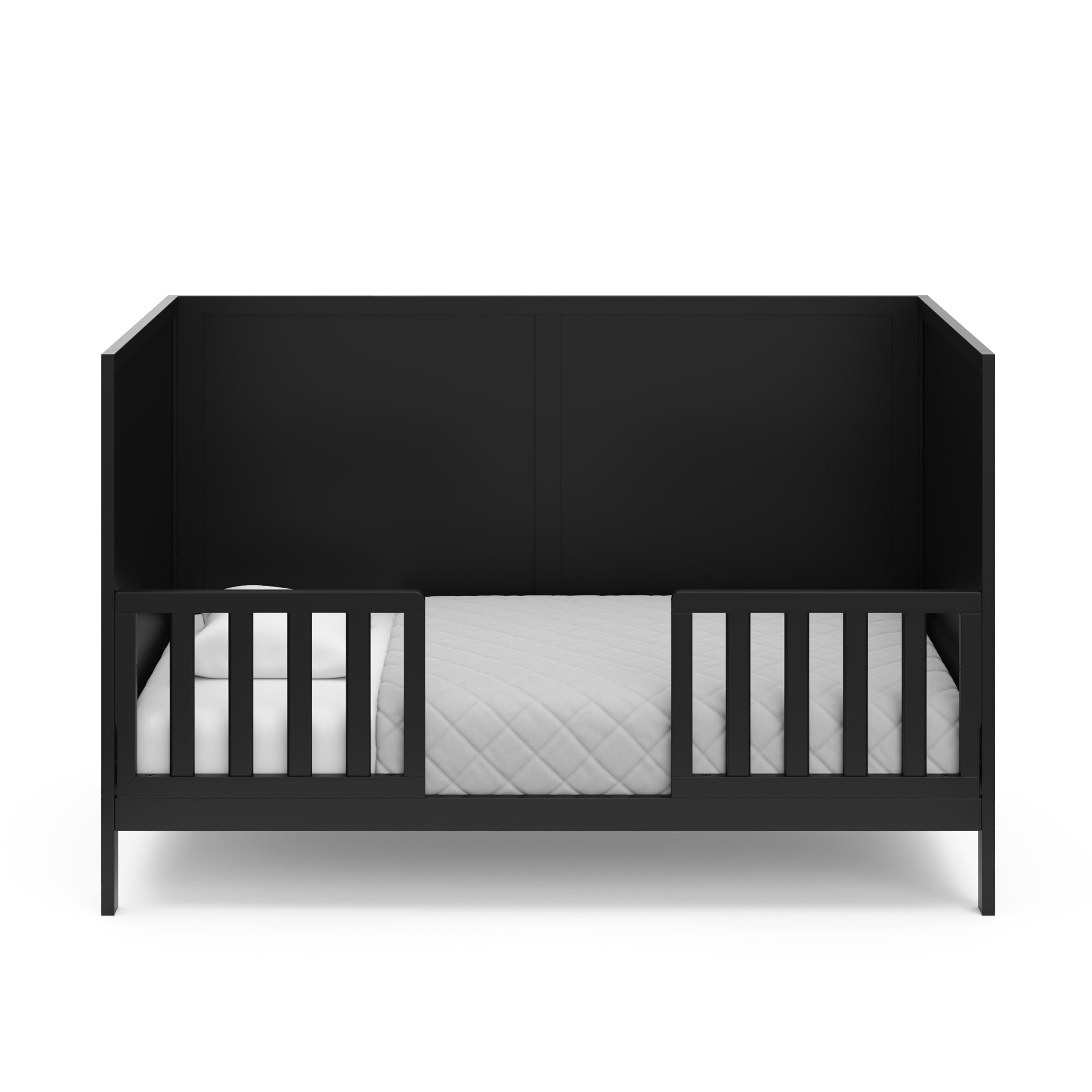 Graco Theo 3-in-1 Convertible Baby Crib, Black