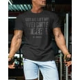 thumbnail image 3 of Gymish Let Me Lift in Peace Workout T-Shirt for Men – Funny Gym Shirt, Men's Gym T-Shirt, Lifting Shirt, Deadlift Tee, Workout Shirt, Gym Wear, Athletic Shirt for Men, 3 of 5
