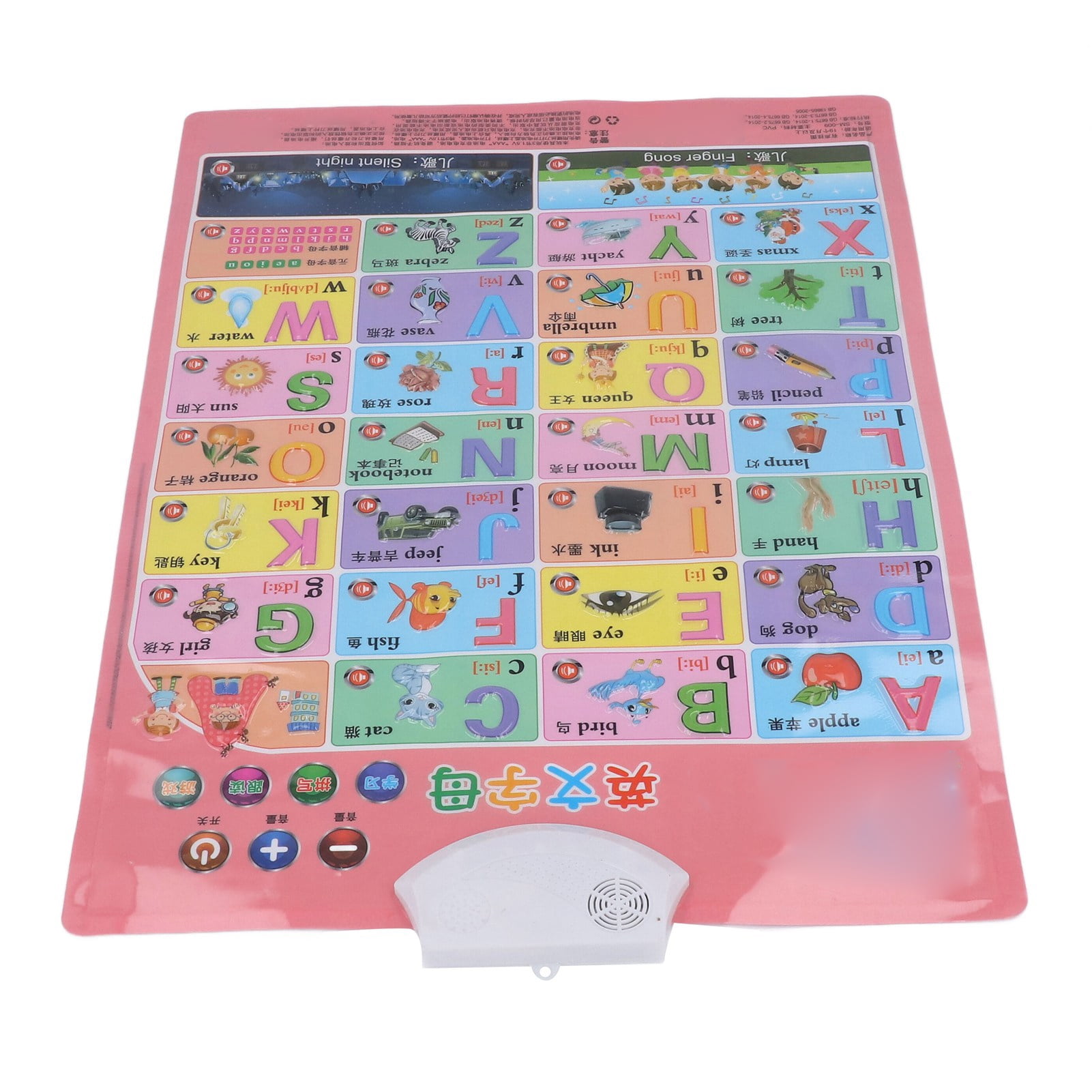 Electronic Alphabet Wall Chart, Educational Talking ABC Electronic