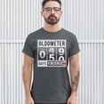 thumbnail image 3 of Tee Hunt Oldometer 49-50 T-Shirt 50th Anniversary Funny Odometer Men's Tee, Charcoal, 5X-Large, 3 of 5
