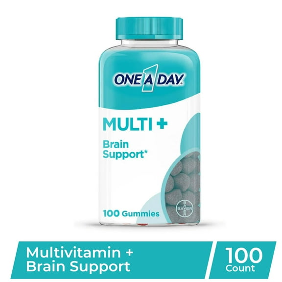 One A Day MULTI  Brain Support Gummy Multivitamin, 100 Count