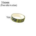thumbnail image 2 of 15 Rolls Pattern Tape Decor Tapes DIY Wrapping Paper Tapes for Crafts Scrapbook, Holiday Cards Decor, 2 of 5