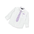 thumbnail image 3 of Kids World Boys’ Dress Shirt & Tie (Patterns May Vary) Color: white Size: 14, 3 of 3