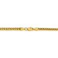 thumbnail image 4 of 14K Yellow Gold chain Spiga (Wheat) Diamond-cut 24 in 2.5 mm, 4 of 5