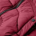 thumbnail image 5 of guisaled Men's Puffer Jackets Warm Waterproof Fashion Solid Color Lightweight Down Coats Hooded Zipper Windproof Winter Jacket, 5 of 7