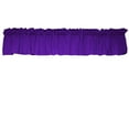 thumbnail image 3 of Solid Poplin Window Valance 58" Wide Purple, 3 of 3