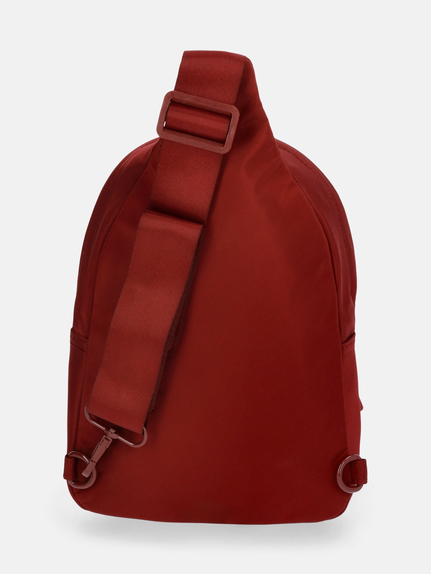 No Boundaries Women's Hands Free Sling Bag, Rich Red