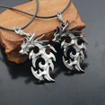 thumbnail image 4 of Collares Vintage de murciélago, Lobo y araña para hombres y mujeres, colgante de Animal de serpiente Retro Punk, cadena de clavícula BFF, regalos de joyería para el Día de San Valentín, 4 of 4