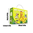 thumbnail image 3 of SugarBloom Kids Puzzles Large Floor- 24-Piece Jigsaw for Ages 3-5, Preschool Learning Toy, Educational Gift for 4-8 Year Old Boys and Girls, Easy-Clean Giant Pieces at Home,C, 3 of 7