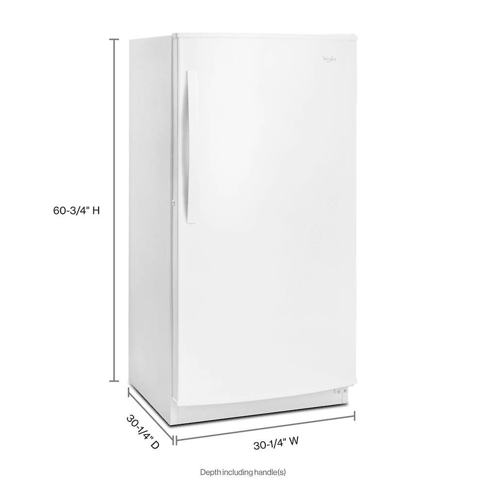 WHIRLPOOL 16 cu. ft. Upright Freezer with Frost-Free Defrost WZF56R16DW