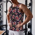 thumbnail image 5 of Logiee Ladybug Print Men's Workout Tank Top,Quick Dry Workout Tank Top,Gym Muscle Tee,Fitness Bodybuilding Sleeveless T Shirt-X-Large, 5 of 7
