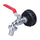 thumbnail image 1 of Adaptador de tanque roscado de 1/2", grifo de recolección de agua de lluvia de 1000 l, grifo de salida, válvula de compuerta, grifo para manguera de jardín, 1 of 5