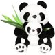 thumbnail image 1 of Panda de peluche Animales de peluche con Panda Bebé de Peluche, Mamá Nativa y Bebé Panda de Bambú de Peluche, 1 of 5