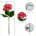 thumbnail image 5 of Nearly Natural Hydrangea Blossom Artificial Floral Stem Sprays - 30" - Pink - Set of 3, 5 of 10