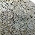 thumbnail image 3 of Westcharm Antique Silver Oriental Moroccan Pendant Light Ramadan Hanging Candle Lantern - Extra Large, 3 of 9