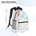 thumbnail image 4 of Easygdp Cute Elephant Casual Laptop Backpack, Large Capacity Schoolpack for School, Travel, Business, 4 of 8