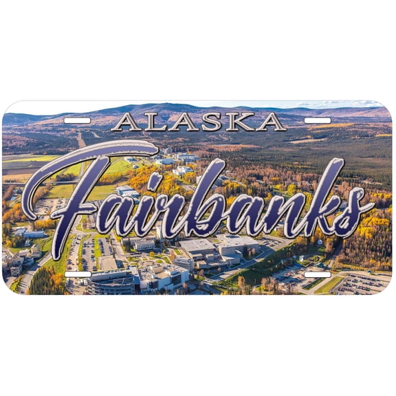 Fairbanks AK TAG03 Novelty Car Auto License Plate