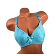 thumbnail image 2 of Iheyi Plus Size 6 Pieces Wired Full Cup Lace Plain Light Padded D/DD/DDD Bra (36D, 8245bra), 2 of 3