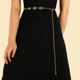 ladies dress waist chain belt