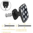 thumbnail image 2 of 4 Pcs Cabinet Handle Drawer Pulls Panda Knobs with Screws Square Furniture Office Cabinet Knob Decoration, 2 of 5