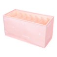 thumbnail image 2 of Clothing Grid Organizer Multi Grid Clothes Storage Box Travel Bedroom Organization Material Pink 35.50X19.00X8.00cm 1Set, 2 of 4