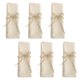 thumbnail image 1 of Juego de 6 servilletas de algodón, servilletas de tela para cena, servilletas de mesa gruesas rústicas para eventos familiares, fiestas, decoración de bodas, 41x41cm, 1 of 5
