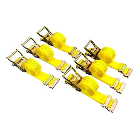 

6 Pack E-Track Ratchet Straps 2 x15 4400LB Tie Down
