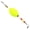 Yellow, variant on BIMZUC Red Fish Cork Float Fishing Tackle High Sensitivity Durable Bobber Stick for Deepwater, Orange