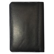 Black Basic Genuine Leather RFID Passport Cover