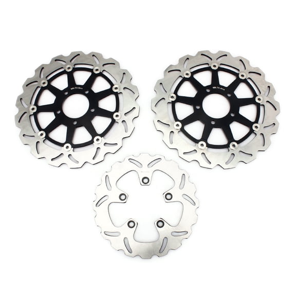 3PCs Front Rear Brake Discs Rotors For SUZUKI GSX 1300 R GSX1300R Hayabusa 1999-2007 Hayabusa 1300 99-07 01 02 03 04 05 06