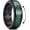Black&Green-Celtic Dragon, variant on 316L Stainless Steel Spinner Fidget Ring 8mm Wedding Band for Men-Stress Relieving Anxiety Ring with Black Celtic Dragon Red Carbon Fiber Inlay, Comfor Fit Size 12
