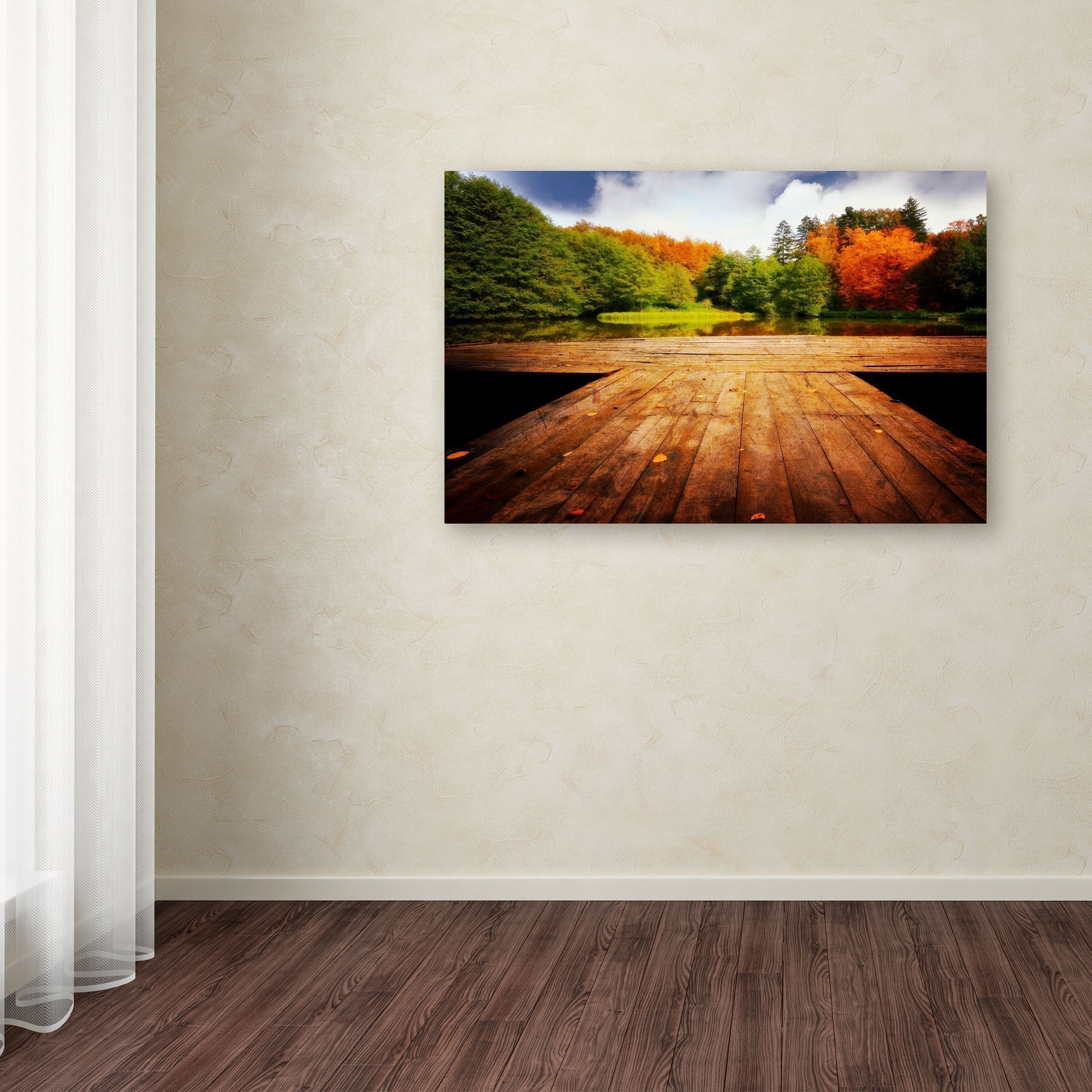 Trademark Fine Art "October" Canvas Art by Philippe Sainte-Laudy