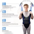 thumbnail image 3 of Ehucon Comfort Spacer Material Leg & Thigh Lifter, Patient Lift Sling, Medical Transfer Sling, Patient Walking Training, 1 Pack, 3 of 7