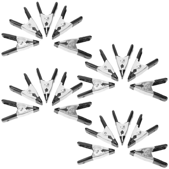 20 Pcs Metal Clip Backdrop Clamps Plastic Clip Dress Clips for Fitting Spring Clamp Heavy Duty Clips Clamp