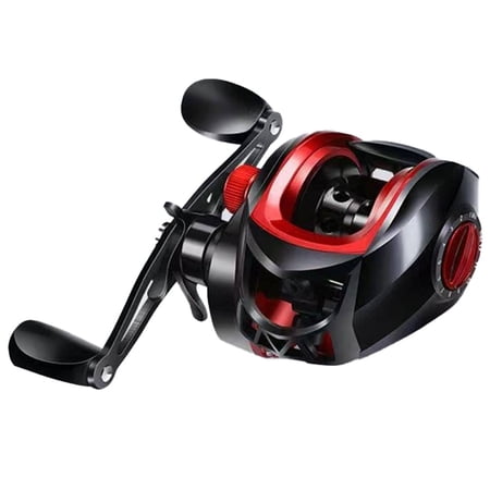 Fishing Reel with 7.2:1 Gear Ratio and Precision Brake System Aluminum Alloy Spool for Fresh and Salt Water Suitable for Multiple Fishing Techniques
