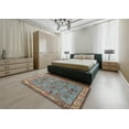 thumbnail image 5 of Ahgly Company Machine Washable Indoor Rectangle Traditional Dark Goldray Area Rugs, 6' x 9', 5 of 7
