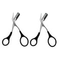 thumbnail image 1 of 2PCS Eyebrow Trimmer Comb Eyelash Hair Scissors Cutter Shaper Beauty Tool Eyebrow Eyelash Hair Removal Shaper Shaping Tool Makeup Beauty Accessories for Men and Women, 1 of 5